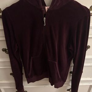 Juicy Couture velour zip up